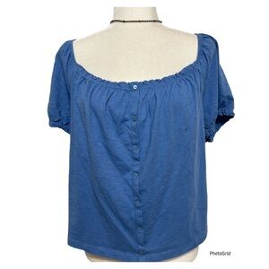 American Eagle Blue Top